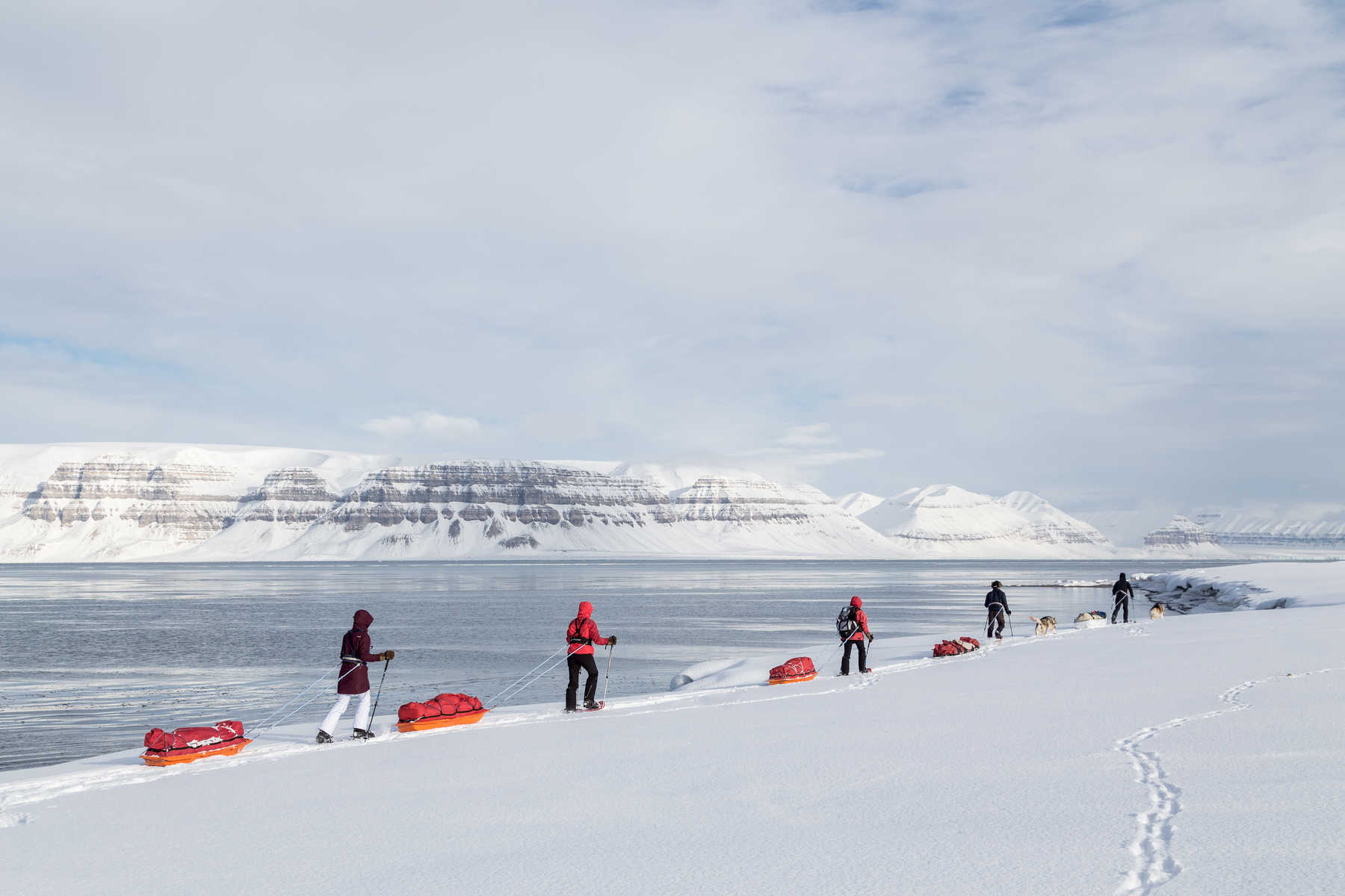 Voyage pays nordique hiver Svalbard