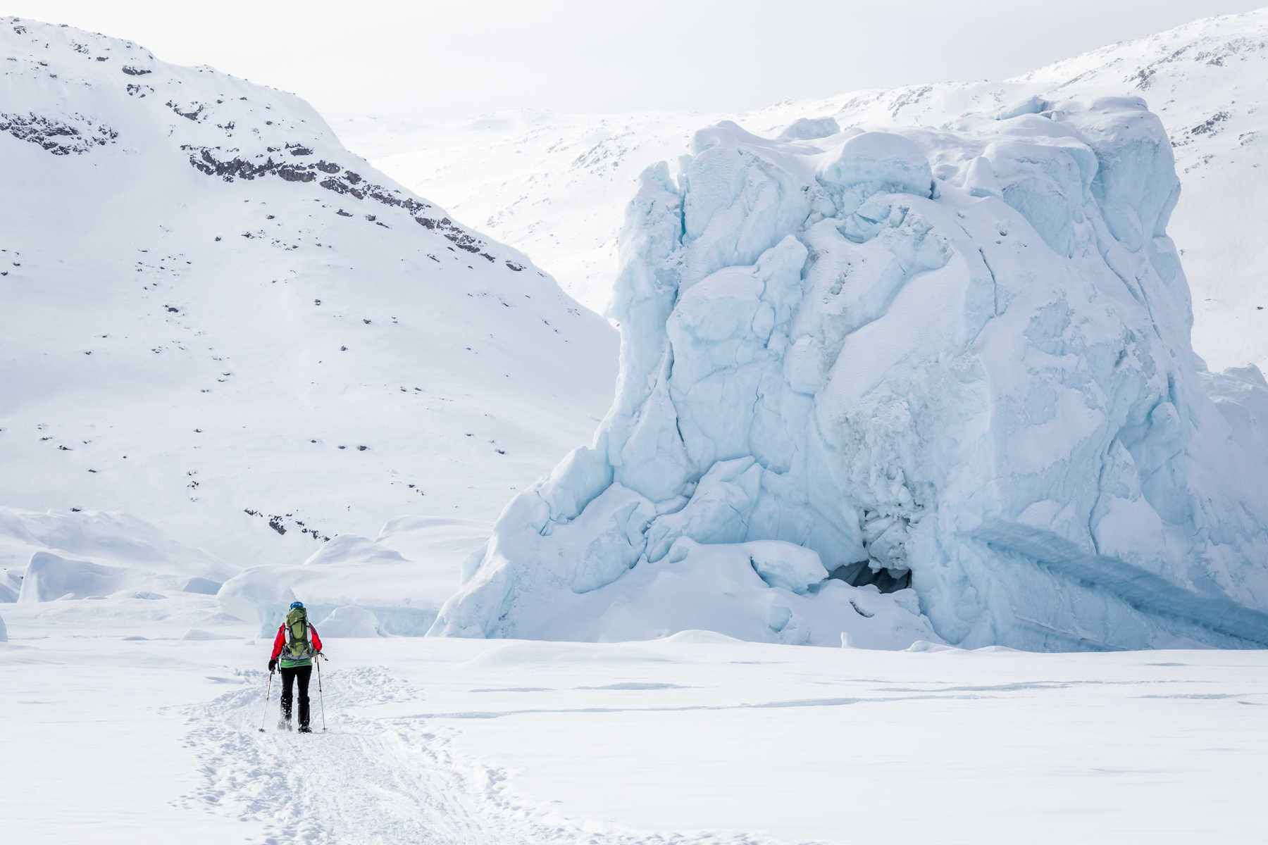 Voyage raquettes au Groenland