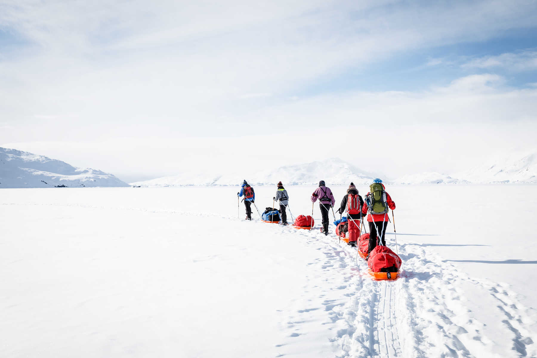 voyage raquettes en hiver au Groenland