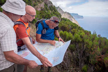 Explications du guide avec une carte