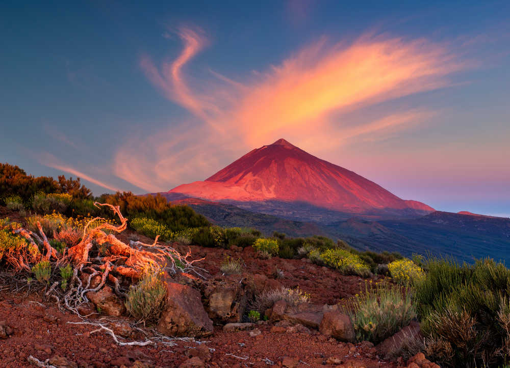 Ascencion lever du soleil  Volcan Teide Tenerife Canaries