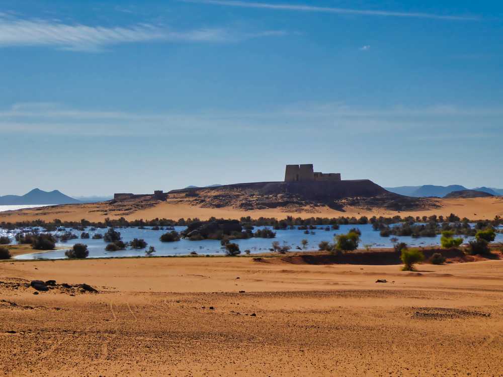 Au bord du Lac Nasser, Egypte