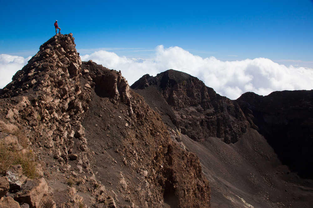 Au sommet du volcan Fogo