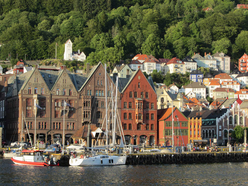 Bryggen village en Norvège