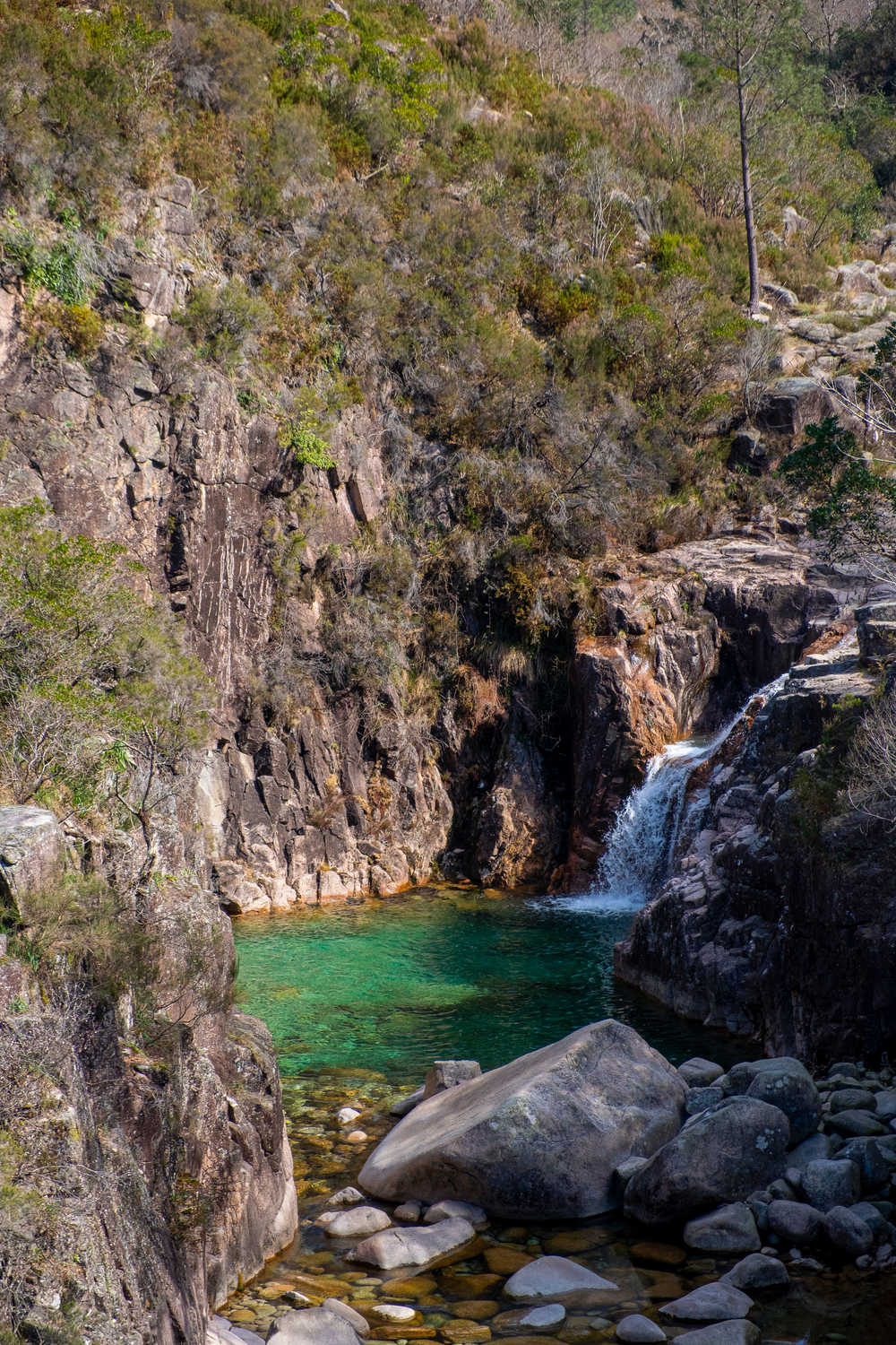 cascade, parc national de Peneda Geres, nord du Portugal