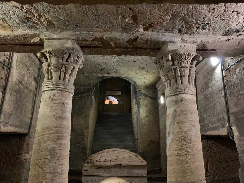 Catacombes de Kom El Shoqafa à Alexandrie en Egypte