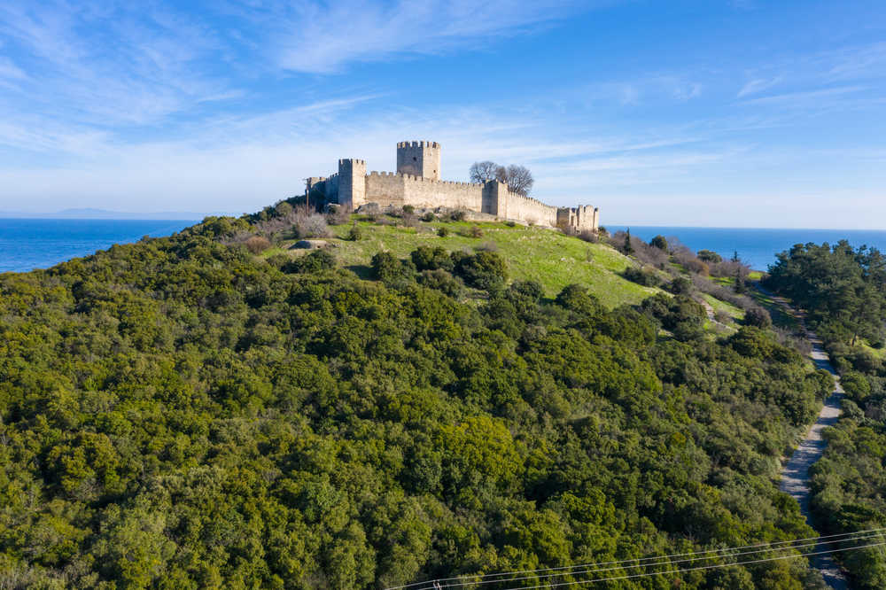 Chateau de Platamon en Grèce