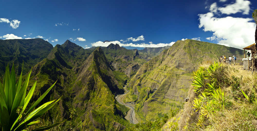 Cirque de Mafate sur l'île de La Réunion