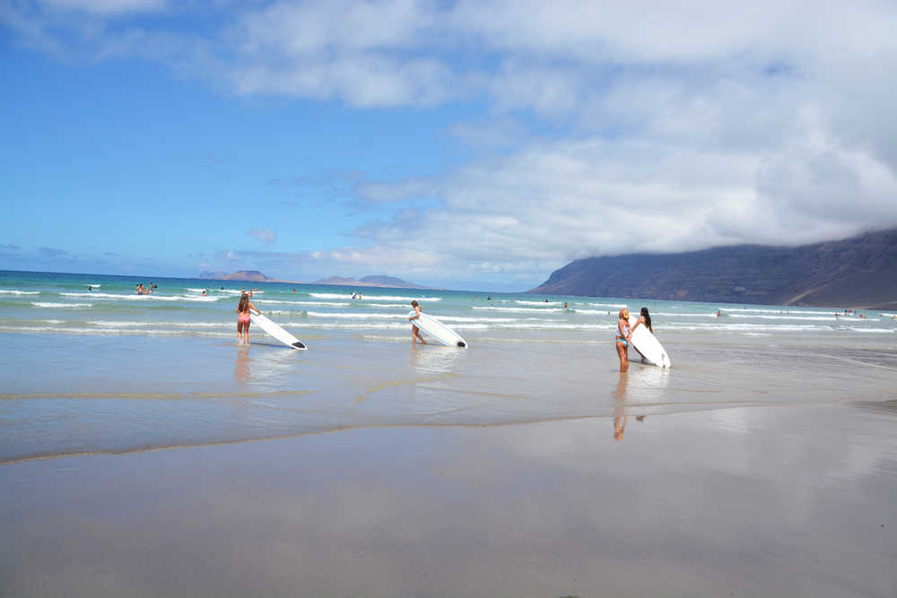 Cours de surf à Lanzarote, aux canaries