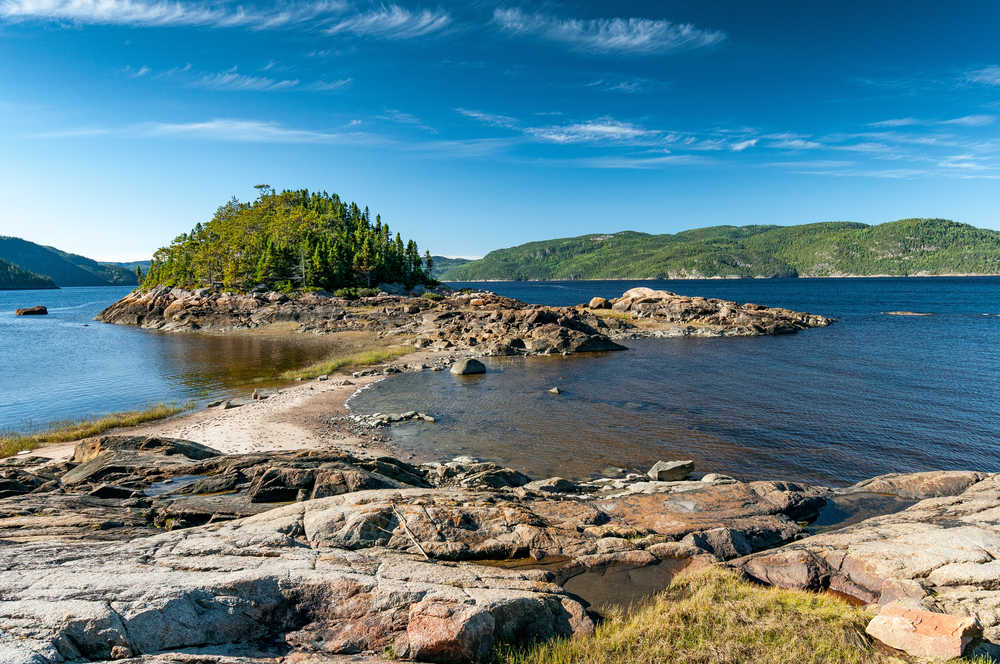 Dans le parc du Saguenay au Québec