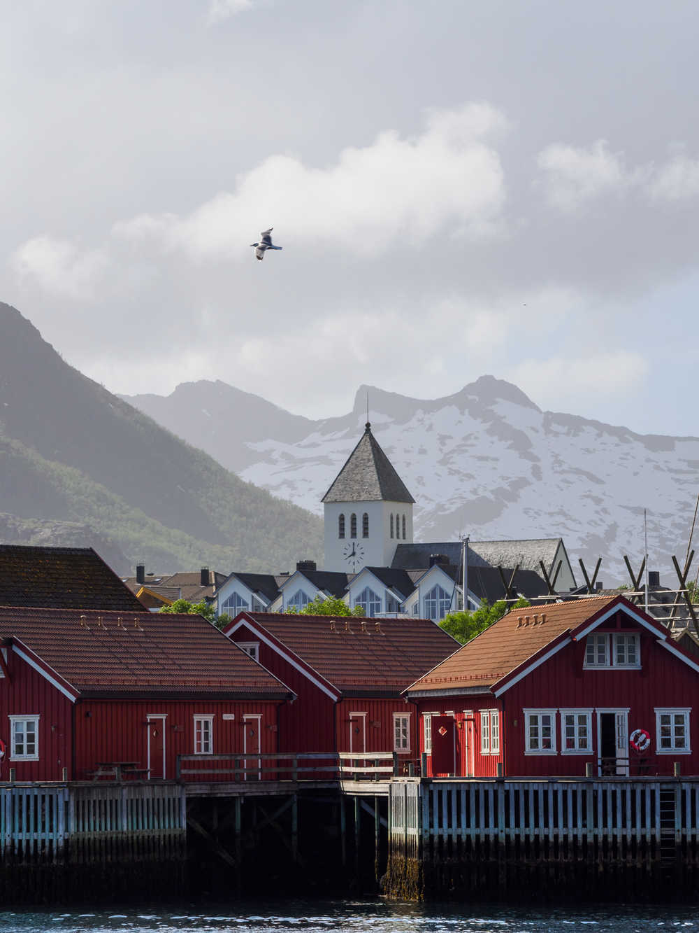 Eglise à Svolvaer en Norvège