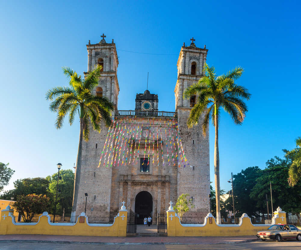 Église de San Servacio à Valladolid, Yucatan, Mexique
