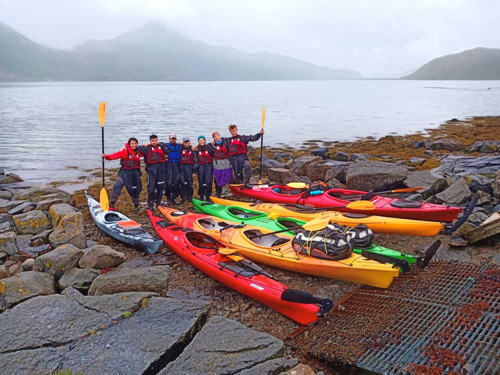 Equipe Norvège, formation kayak