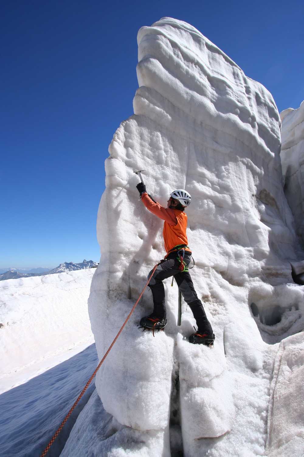 Escalade sur glace