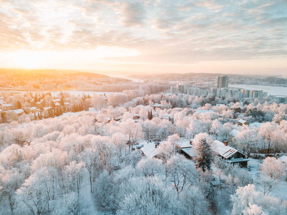 Finlande Turku hiver