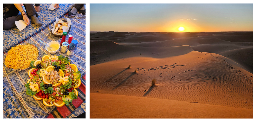 Gastronomie et désert au Maroc