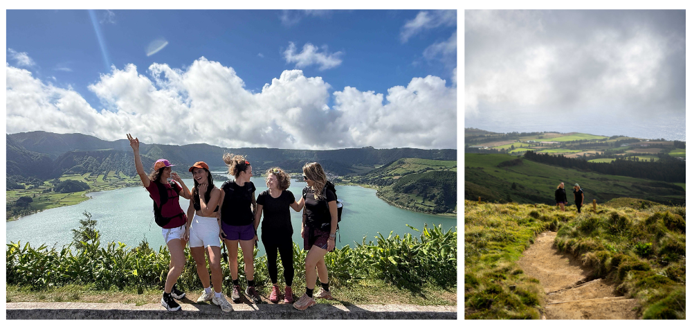 Groupe de randonneuses sur l'île de Sao Miguel aux Açores