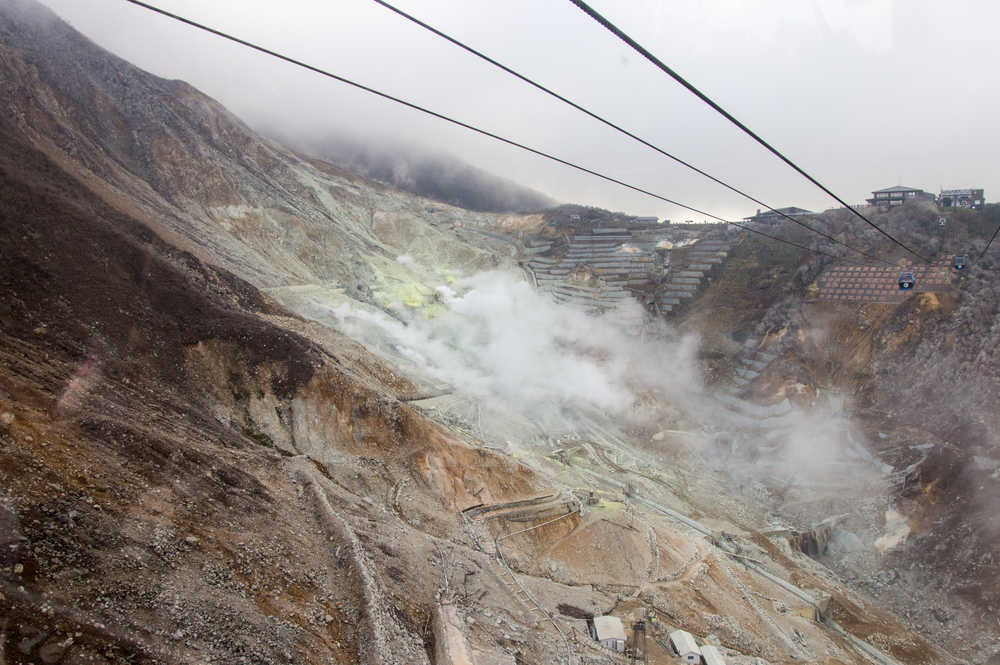 Hakone fumées sulfureuses d’Ōwakudani