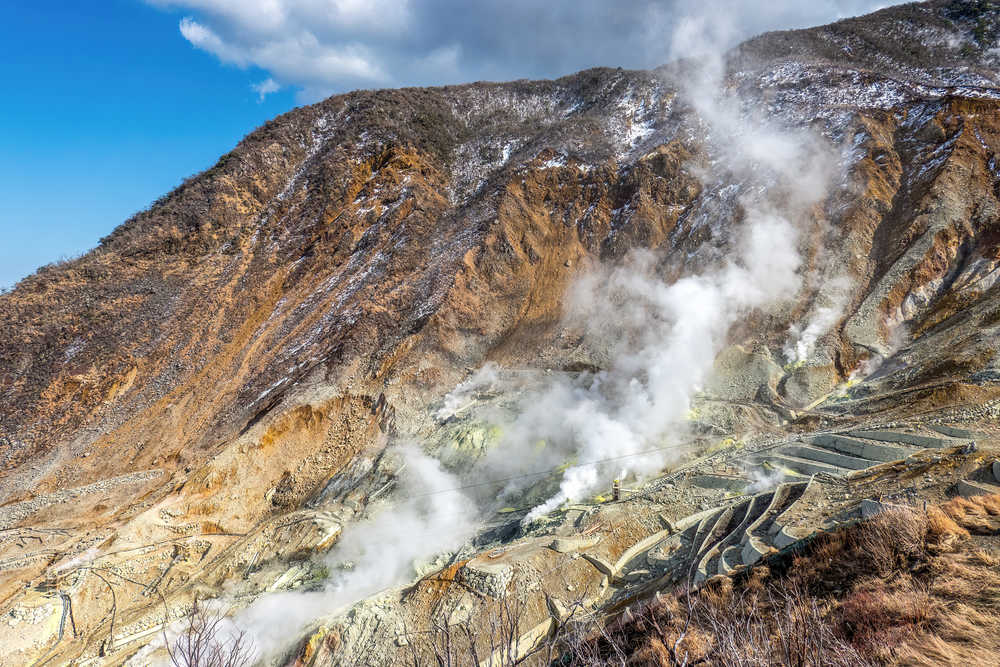 Hakone fumées sulfureuses d’Ōwakudani