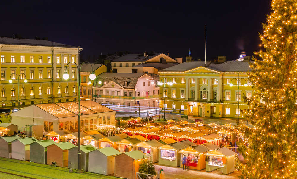 Helsinki marché de Noël