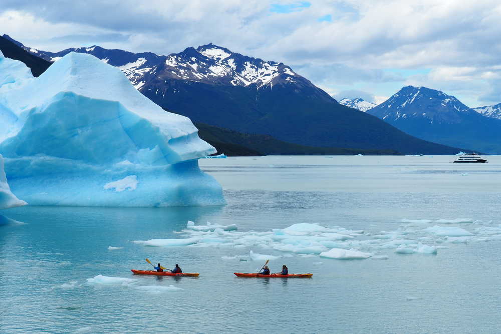 Kayak Glacier Perito Moreno en Patagonie