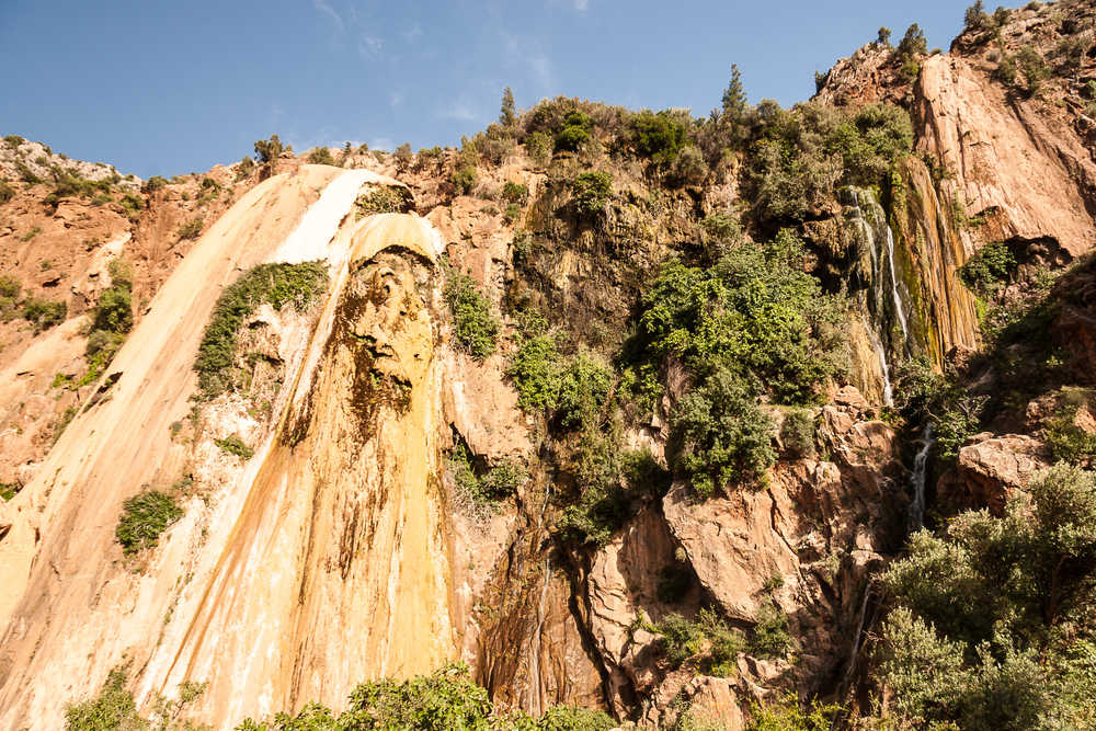 la cascade du "voile de la mariée" près d'Agadir, Maroc