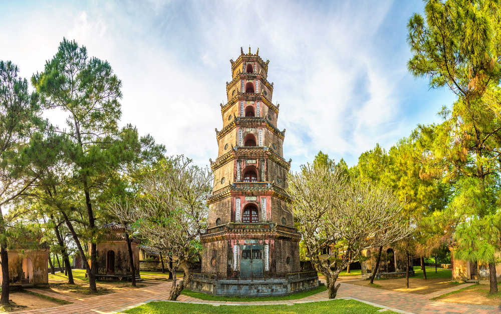 La pagode Thien Mu à Hué au Vietnam