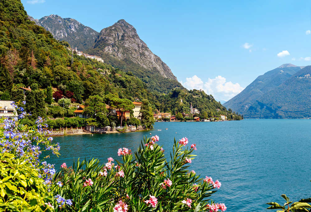 Lac de Lugano en Italie