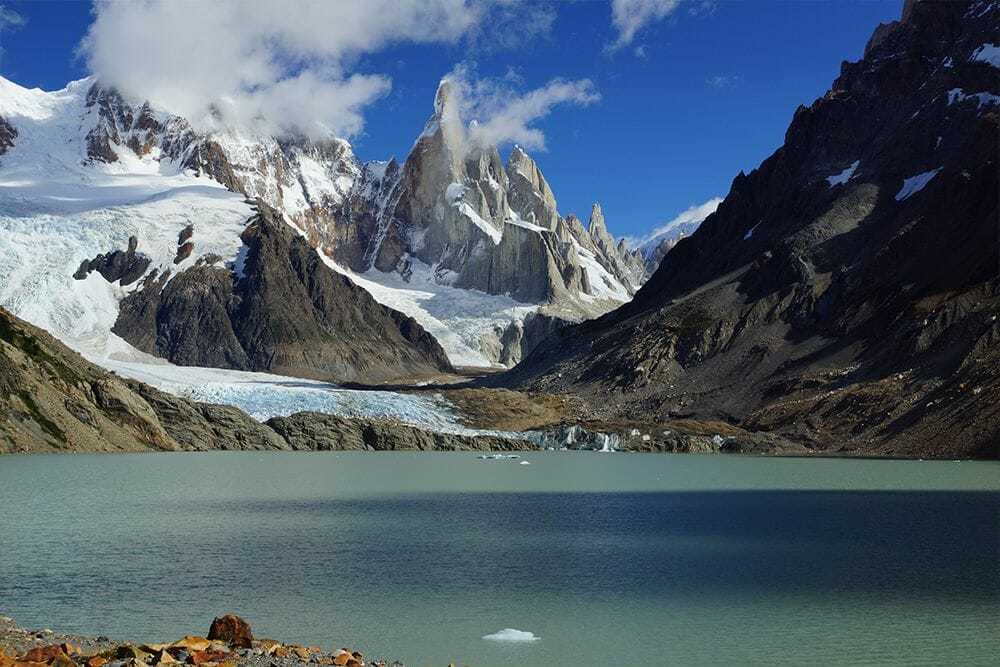laguna torre en Patagonie en Argentine