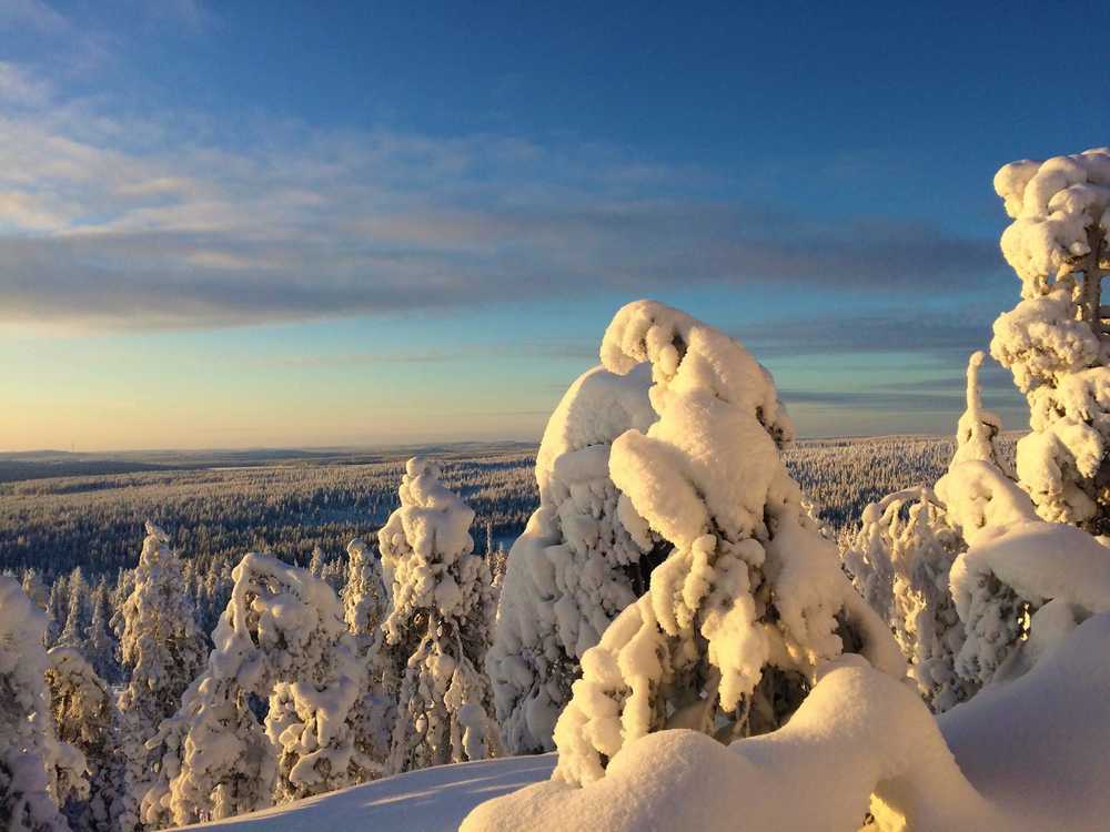 Laponie l'hiver, Finlande