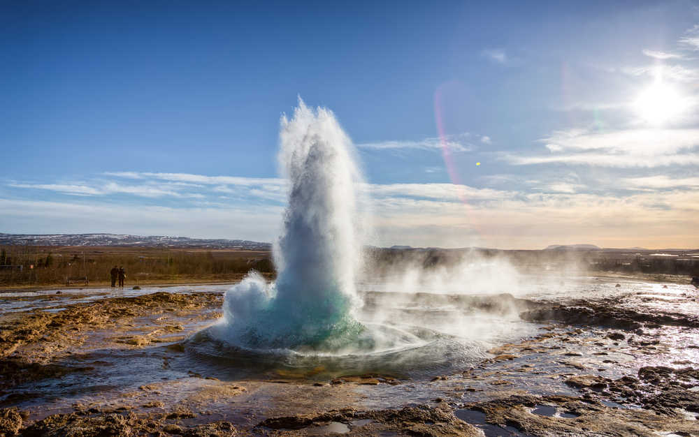 le geyser Strokkur au Cercle d'Or, Islande