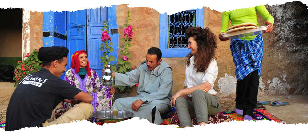 le moment du thé au Maroc