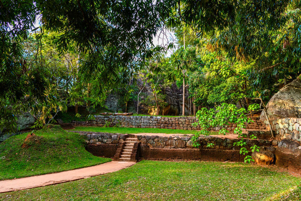Le  site archéologique de Sigiriya au Sri Lanka