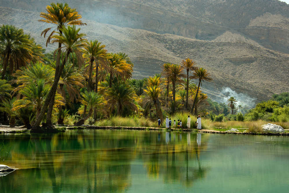 Le Wadi Bani et la population locale à Oman