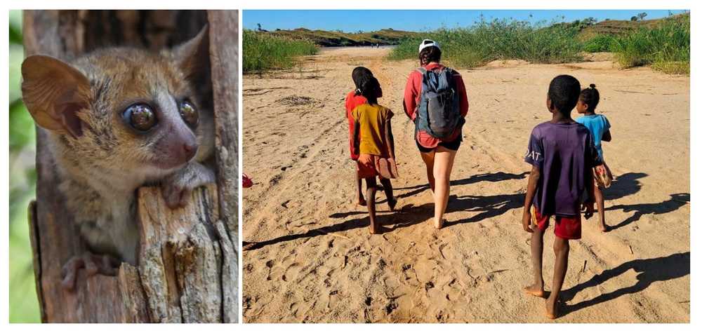 lemurien-et-enfants-malgache-avec-une-voyageuse