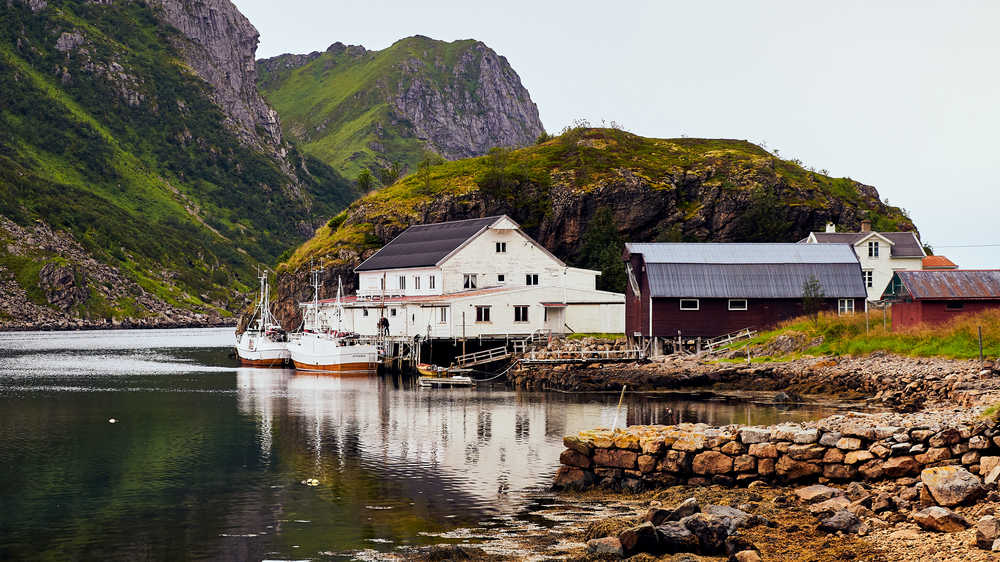 Maison de pêcheur en Norvège