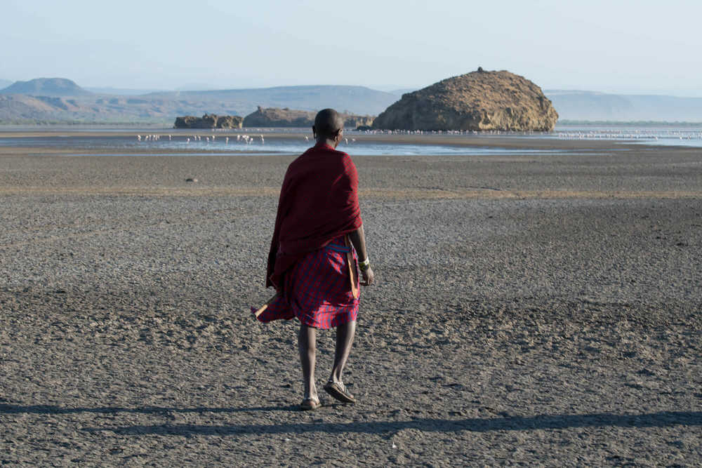 Masaï au lac Natron