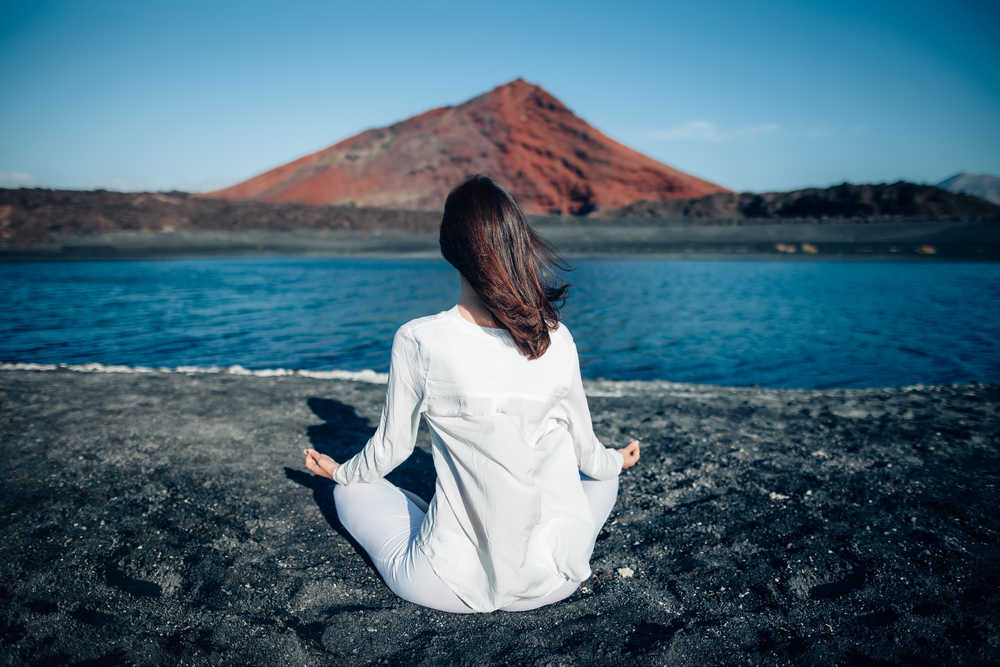 Méditation à lanzarote Canaries