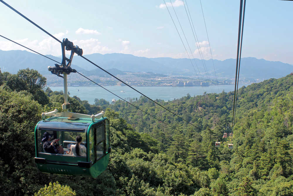 Miyajima mont Misen téléphérique