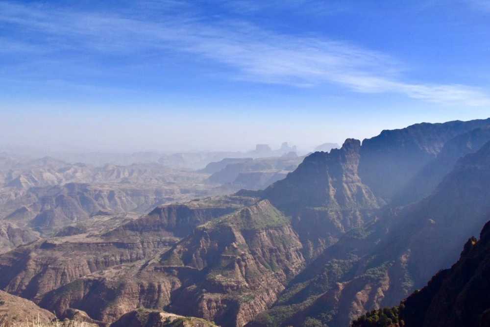 Monts Simien Montagne en Éthiopie
