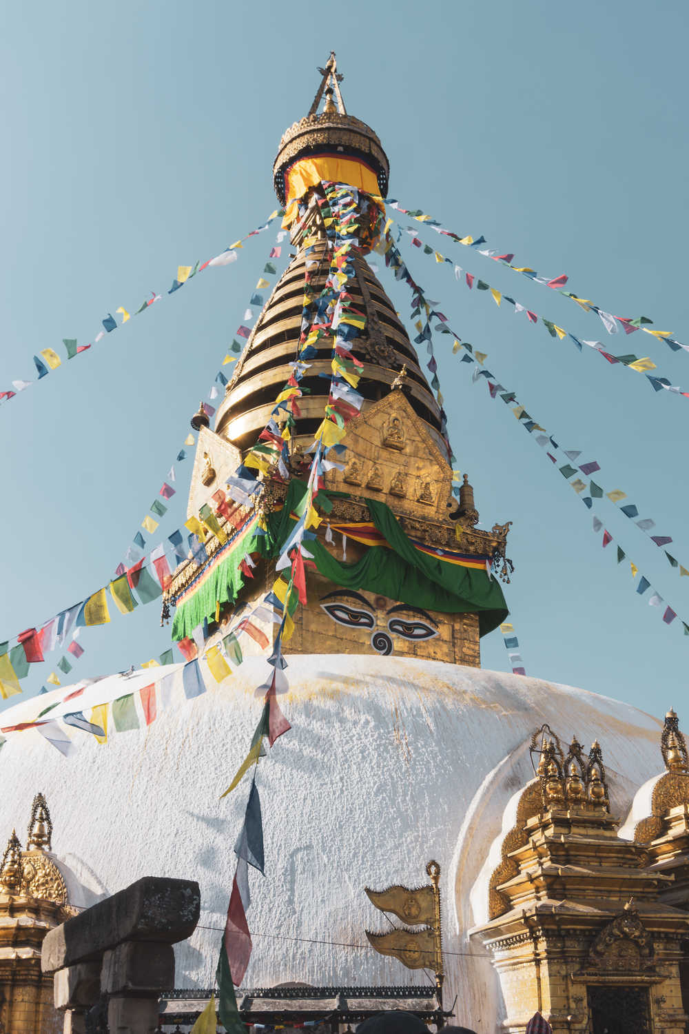 Népal Katmandou Swayambhunath temple