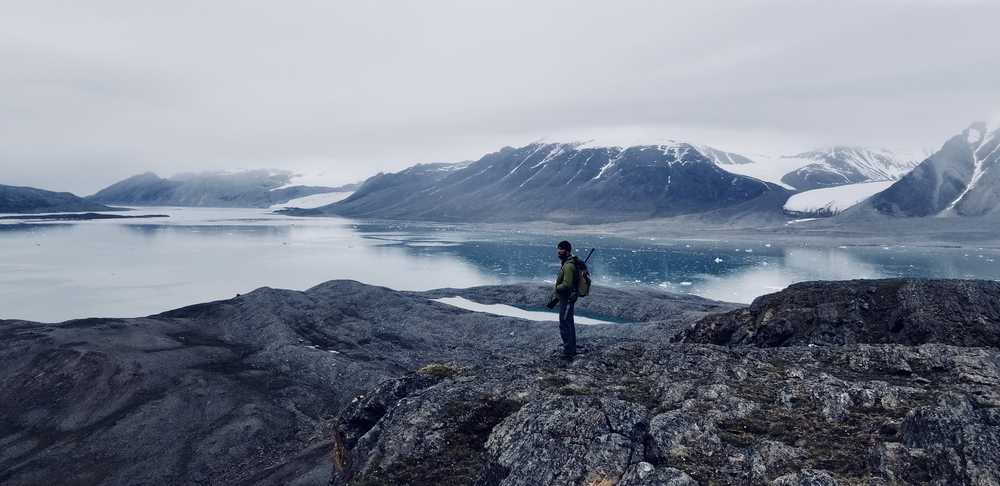 Nicolas, guide arctique en baie du Roi Spitzberg