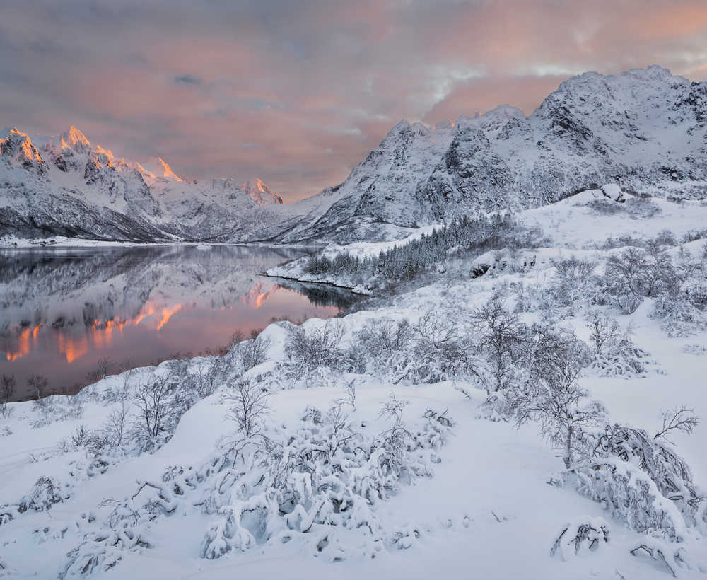 Norvège fjords hiver