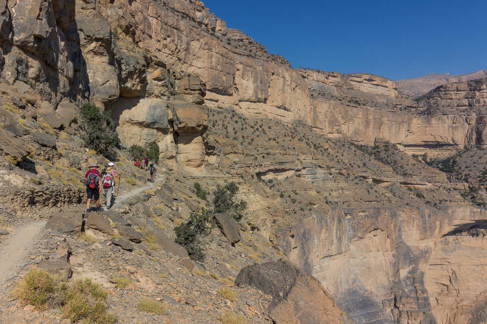 Oman Djebel Shams Grand canyon