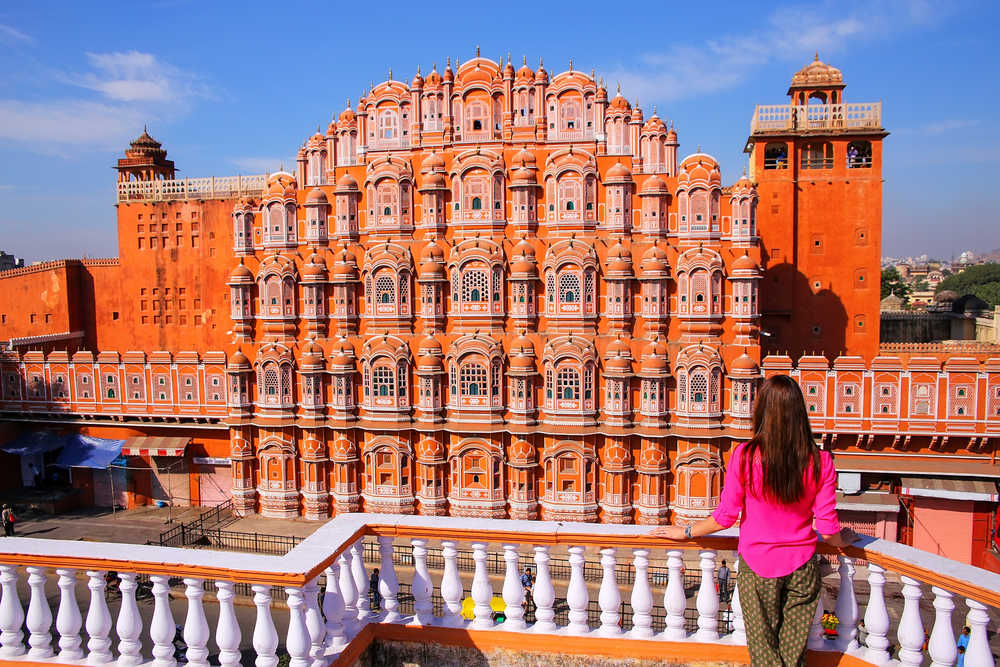 Palais de Hawa Mahal,  Jaipur, Rajasthan, Inde