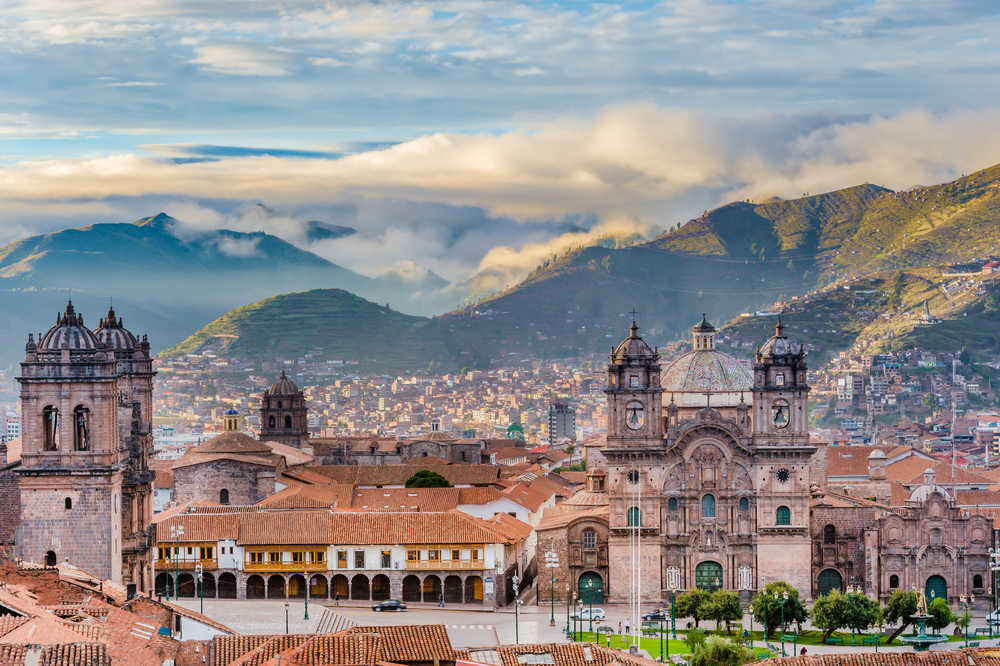 Panorama de la ville de Cusco au Pérou