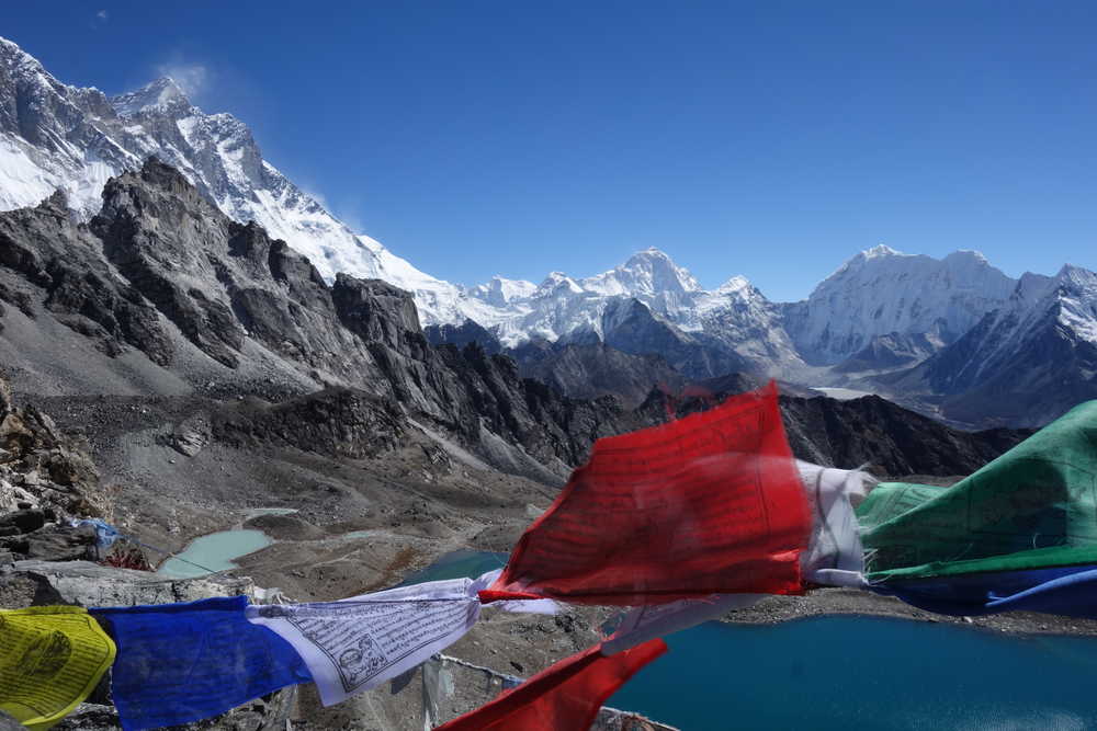 Panorama depuis le sommet du Kongma La, dans le Haut Khumbu