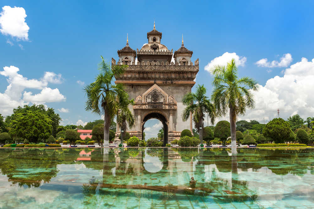Patuxai, l’arc de triomphe, Vientiane, Laos