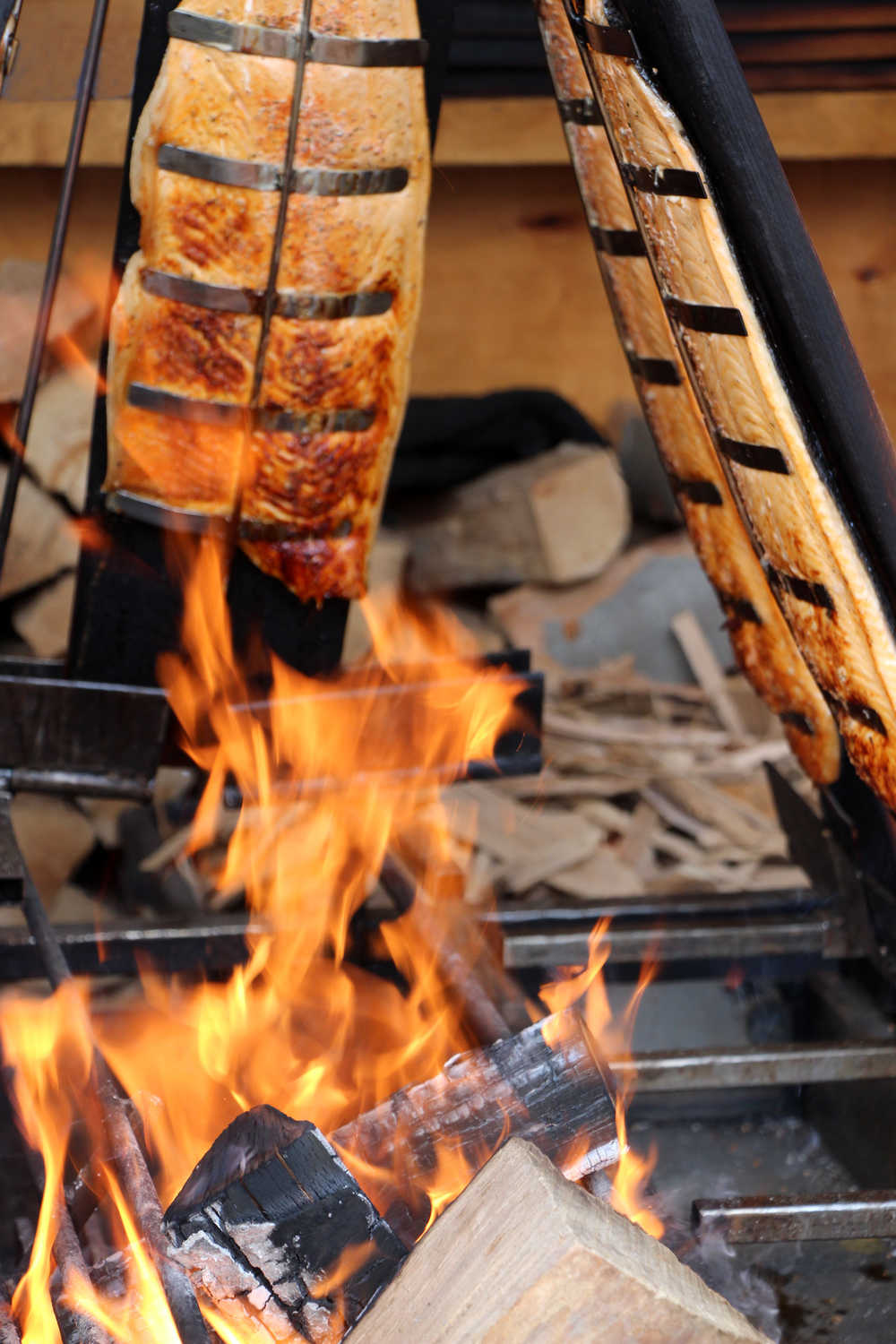 Pavé de saumon grillé en Finlande