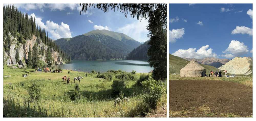 paysage-de-bord-de-lac-et-yourte-nomade